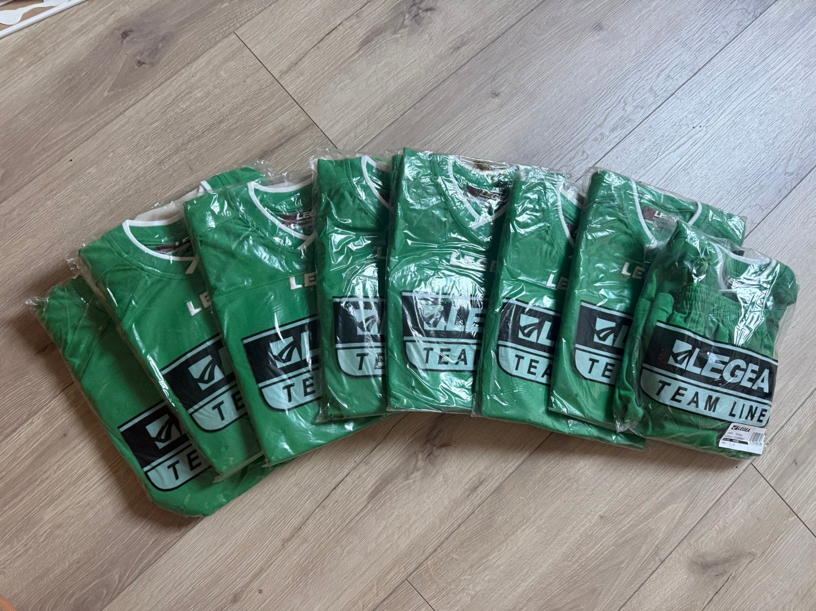 Legea partij groene sportsetjes maat XS, Ophalen of Verzenden, Nieuw