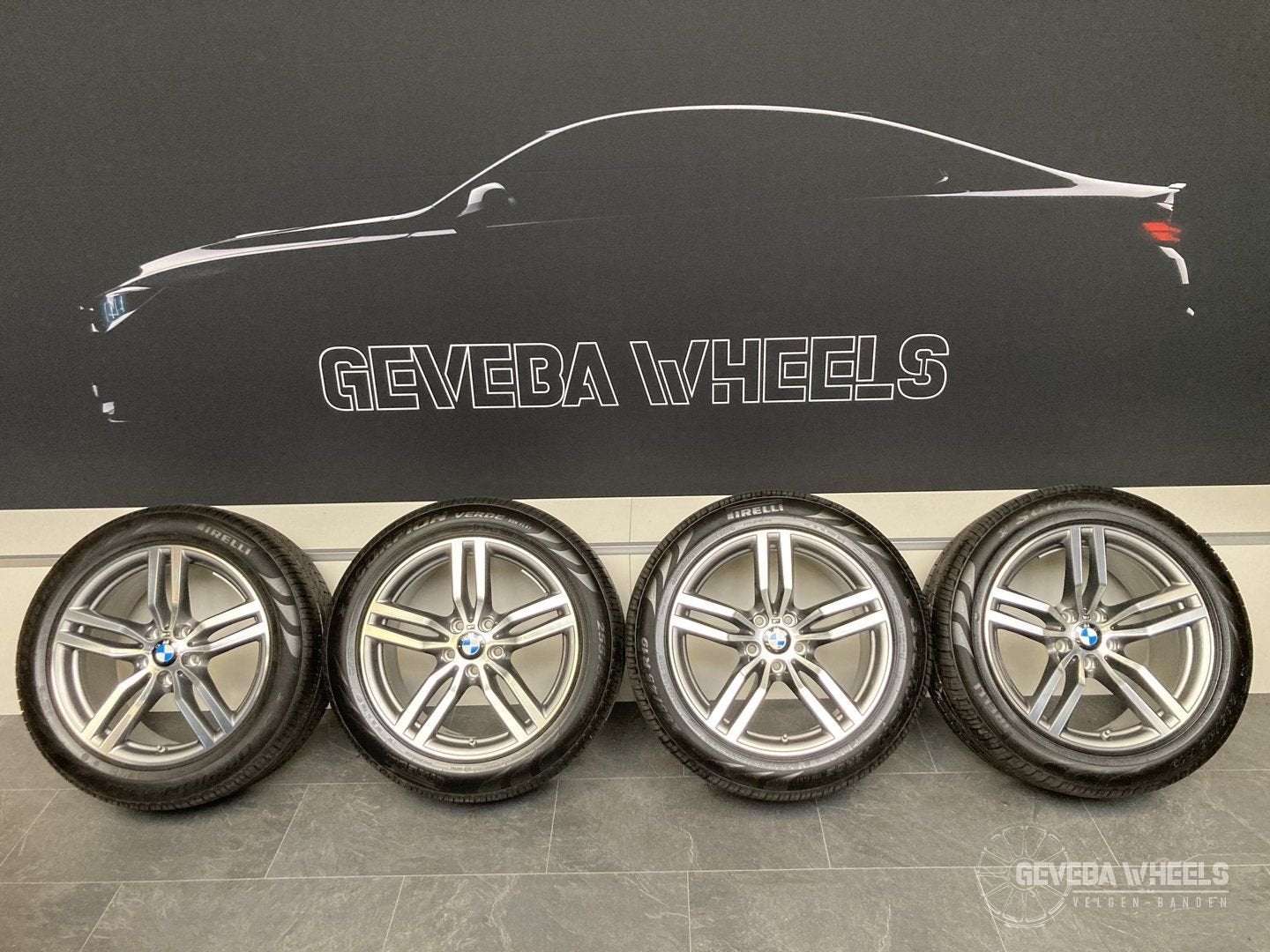19” originele BMW X5 F15 / X6 F16 velgen + banden 623M 5x120, Auto-onderdelen, 19 inch, Gebruikt, 255 mm, -