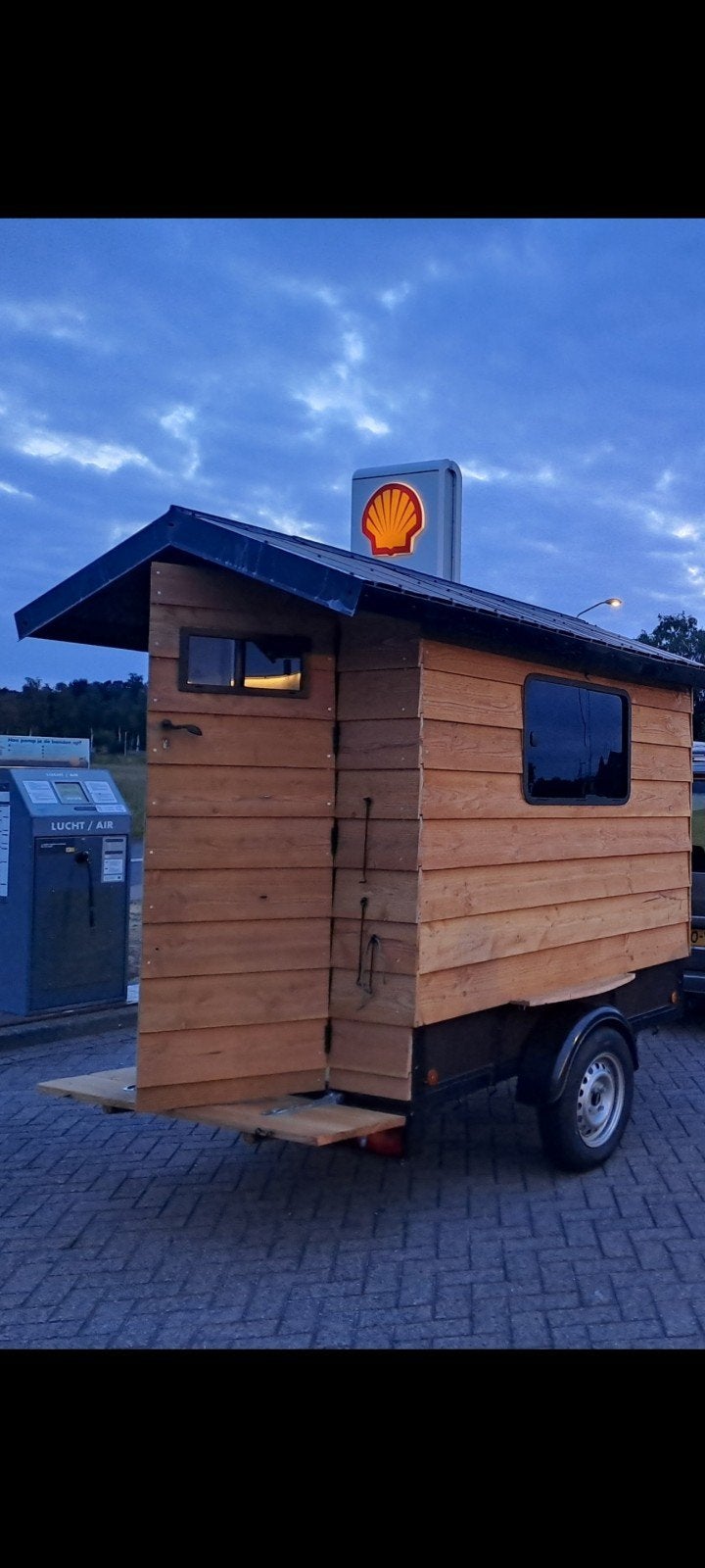 tiny house caravan teardrop, Ophalen