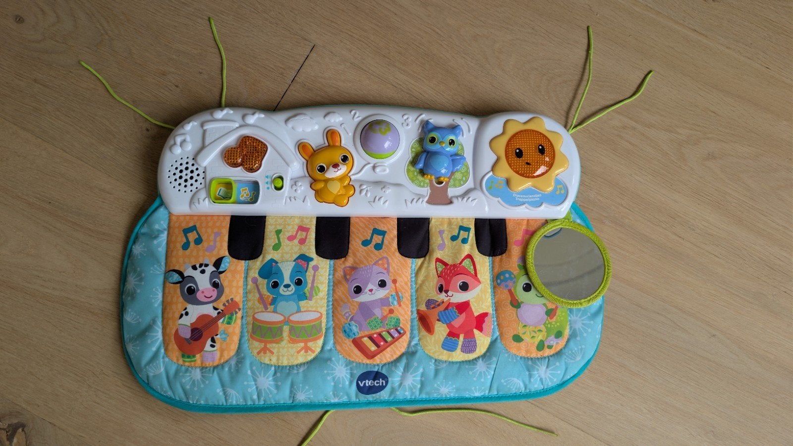 VTech baby dierenvriendjes trappelpiano, Kinderen en Baby's, Ophalen of Verzenden, Gebruikt, Overige typen, Met licht