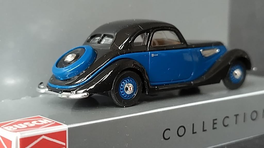 BMW 327 1938 1:87 H0 Busch cmd Pol, Overige merken, Busch Gmbh, Auto, Verzenden