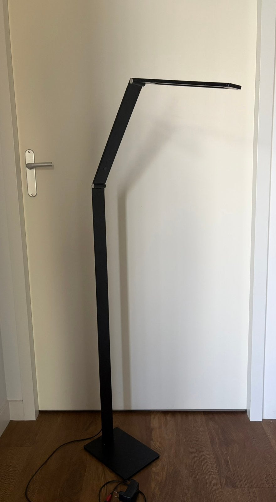 Moderne LED vloerlamp, Ophalen, Overige fittingen, Zo goed als nieuw, Metaal