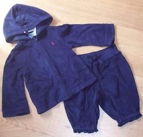 2-delige blauwe Ralph LAUREN meisjes set maat 74 *NIEUW*, Meisje, Nieuw, Ophalen of Verzenden, Setje