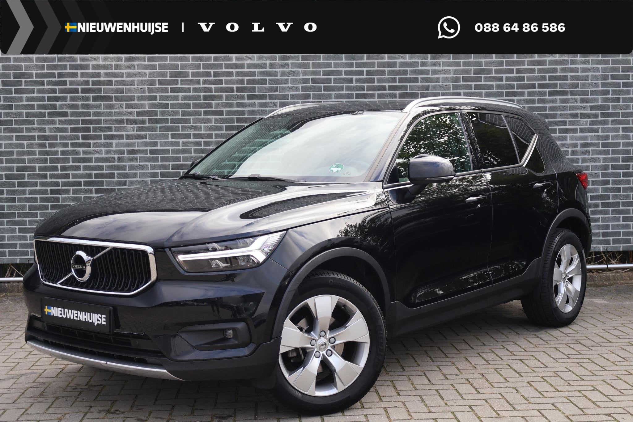 Volvo XC40 1.5 T2 Business Pro | Trekhaak | Achteruitrijcame, Auto's, Gebruikt, Euro 6, Zwart, Origineel Nederlands