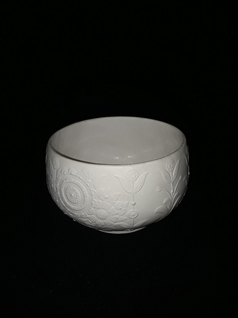Lladro biscuit schaal met bloemdecor, Verzenden