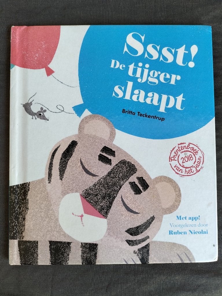 Britta Teckentrup - Ssst! De tijger slaapt, Ophalen of Verzenden, Zo goed als nieuw, Britta Teckentrup