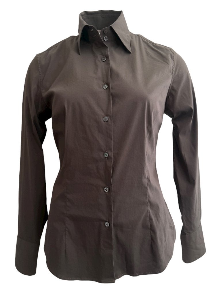 Caliban blouse M, Maat 38/40 (M), Bruin, Ophalen of Verzenden, Zo goed als nieuw