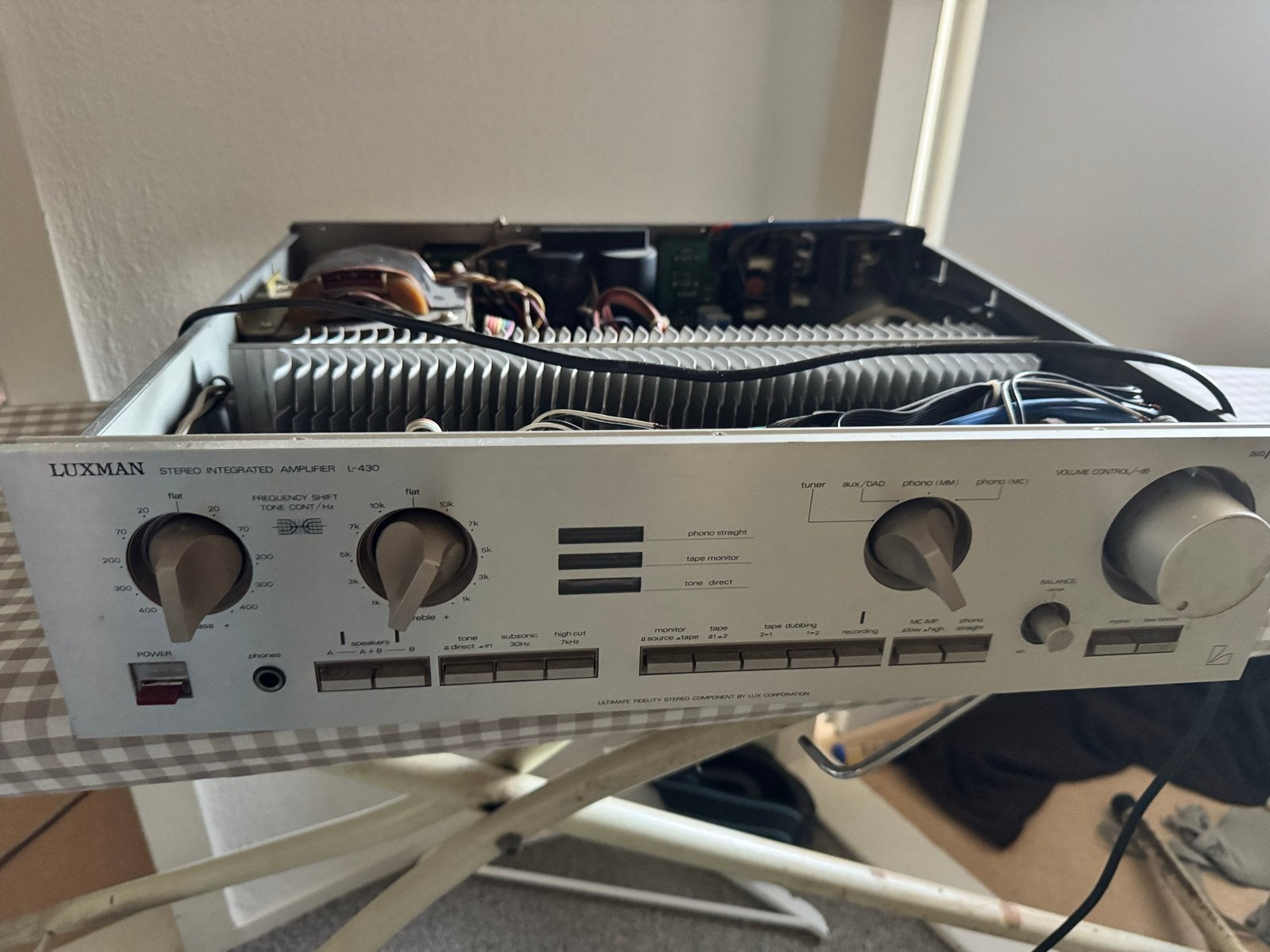 Luxman L-430 Versterker - Project met Potentie, 60 tot 120 watt, Niet werkend, Stereo, Ophalen