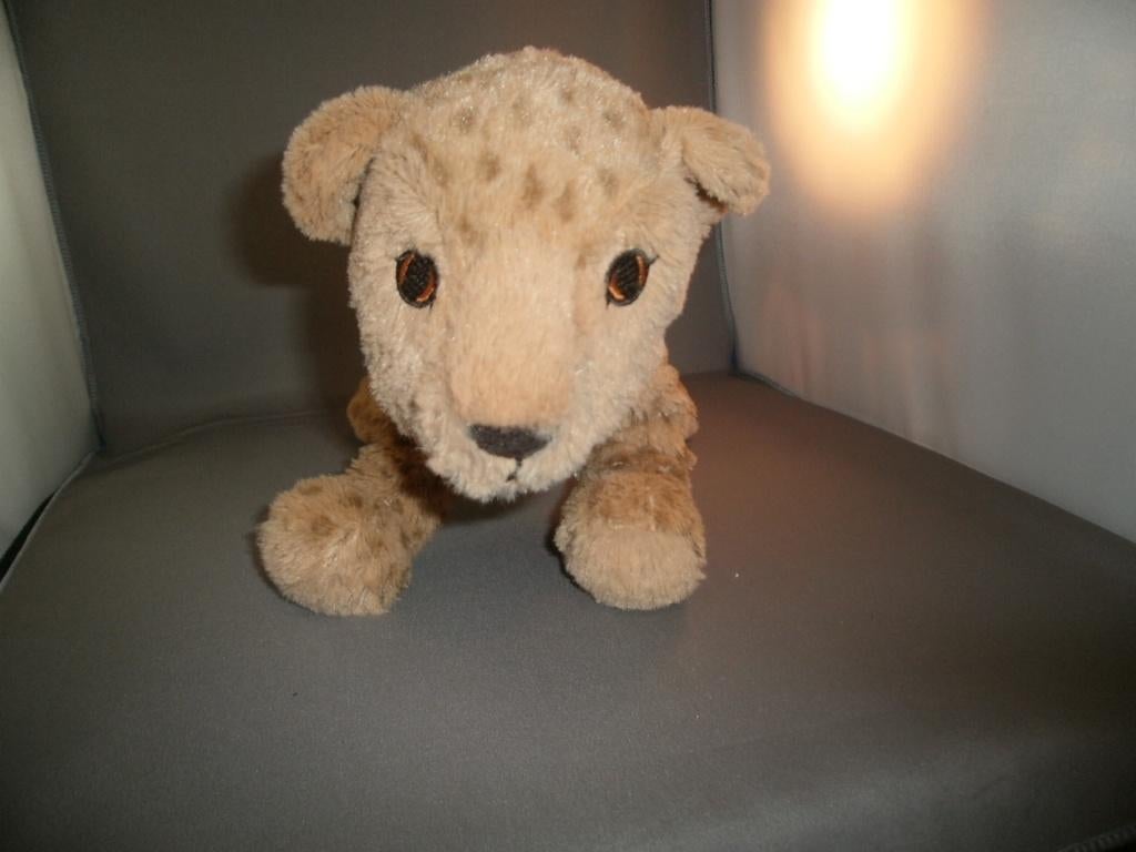 Ikea leeuw /welpje bruin/crème gevlekt djungelskog 30 cm, IKEA, Ophalen of Verzenden, Zo goed als nieuw, Middelgroot (20 tot 80 cm)