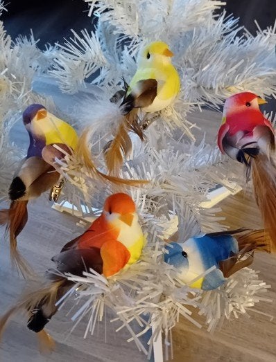 5 leuke vogeltjes voor in de kerstboom., Diversen, Verzenden, Nieuw