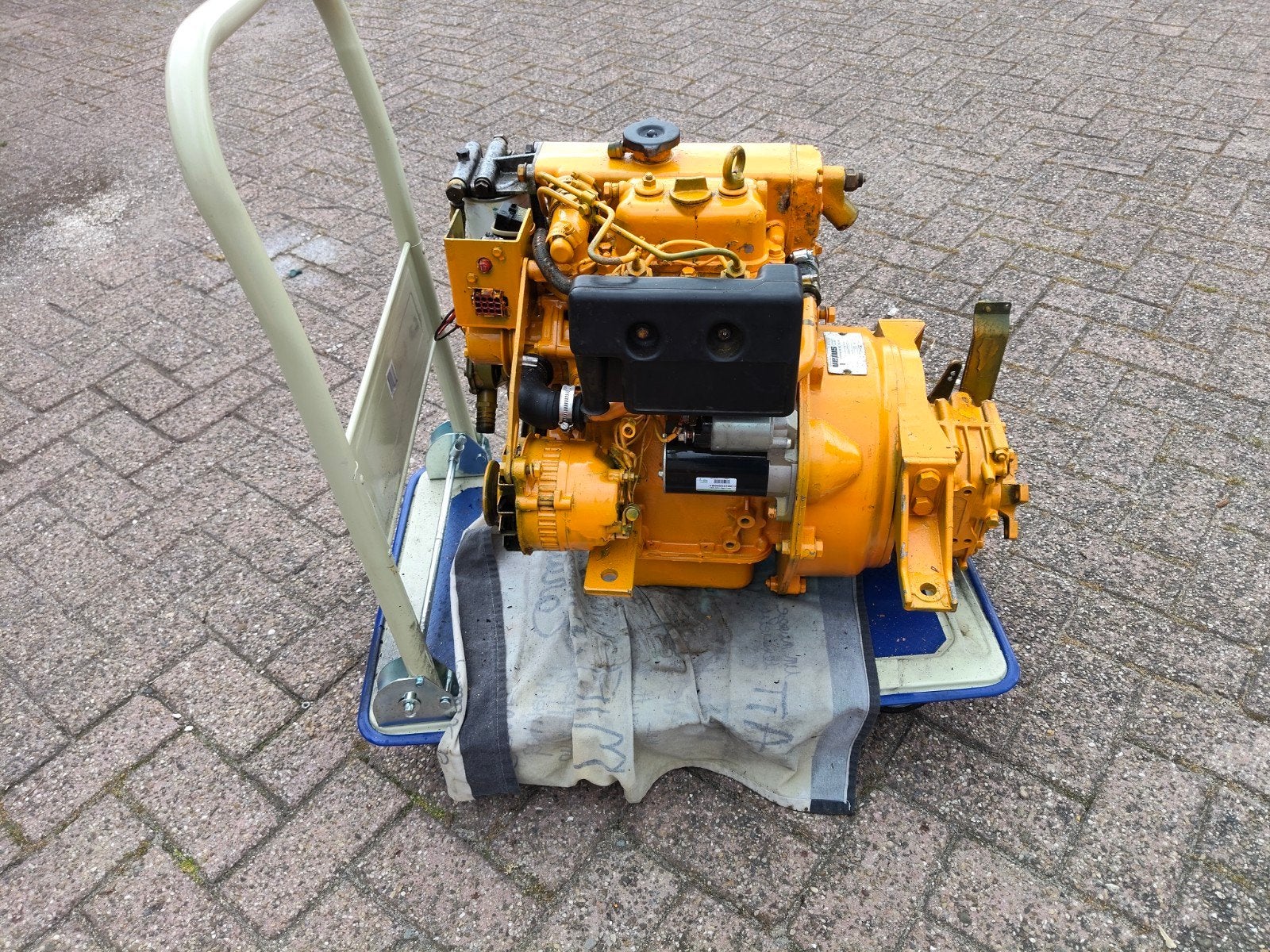 Vetus M2.05 A502 + Hurth keerkoppeling, Ophalen, 10 tot 30 pk, Gebruikt, Binnenboordmotor