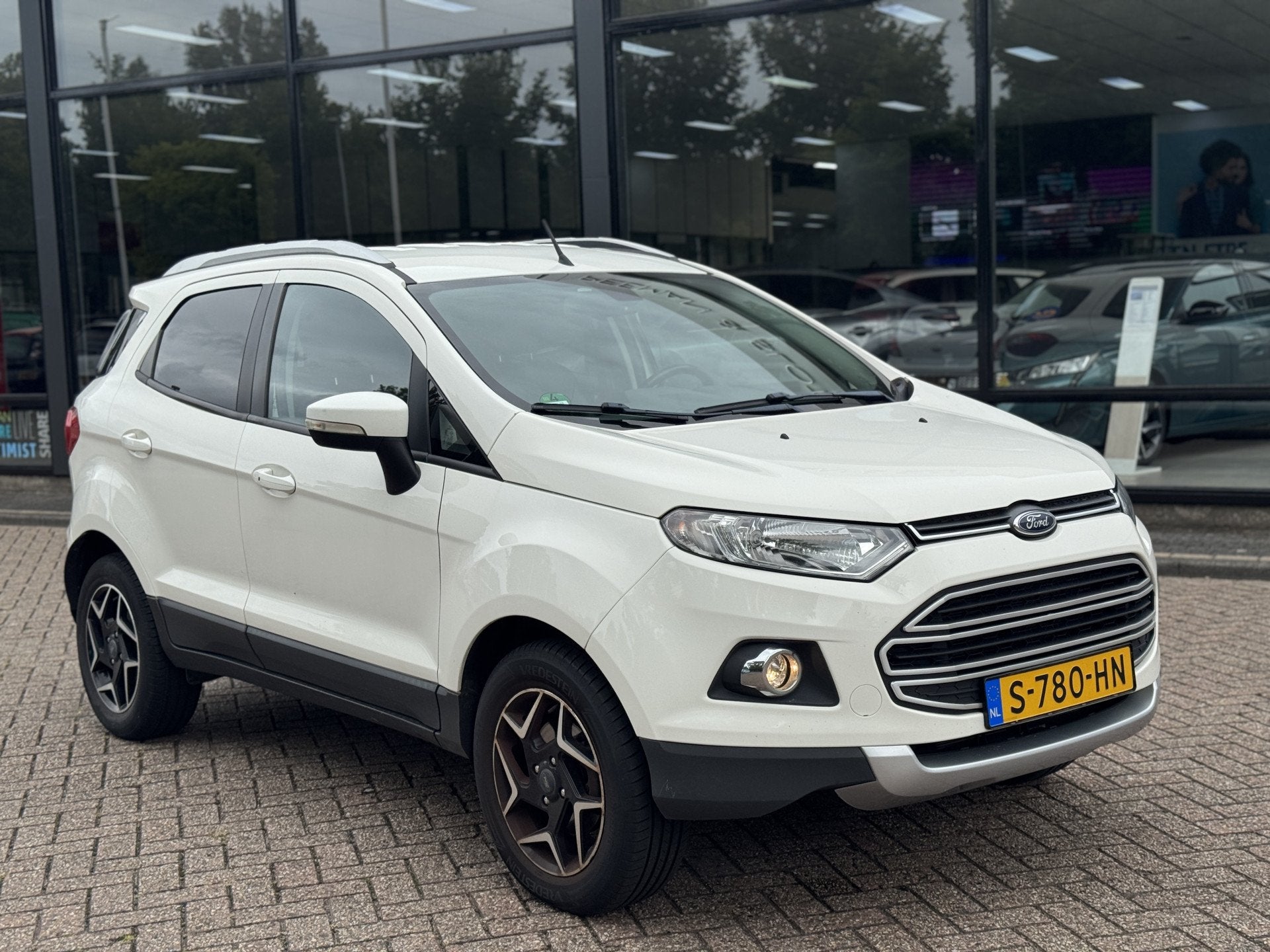 Ford EcoSport 1.5 Ti-VCT Titanium Automaat|Navigatie|Hoogzit, Wit, Bedrijf, SUV of Terreinwagen, Geïmporteerd