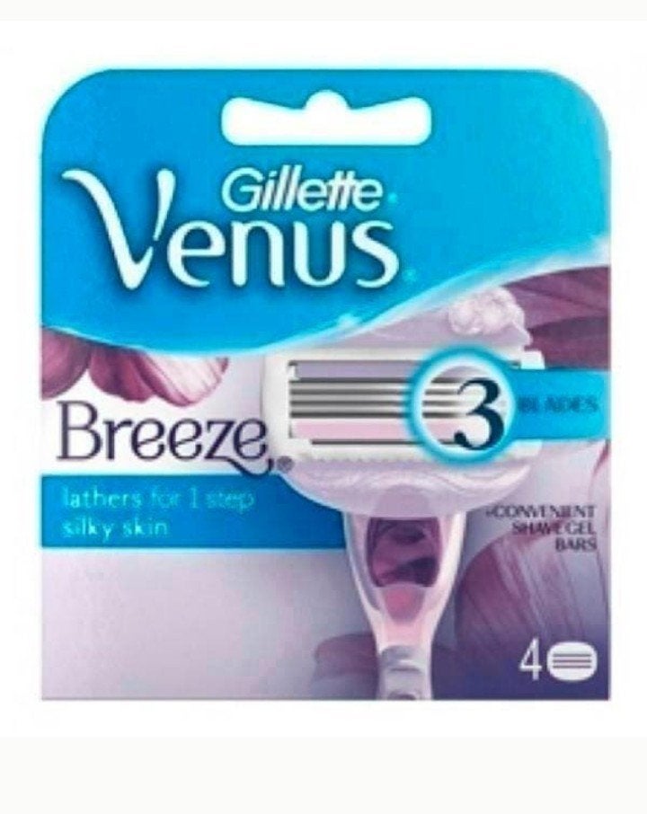 GILLETTE VENUS BREEZE 4 MESJES, Ophalen of Verzenden, Nieuw, Gehele gezicht, Verzorging
