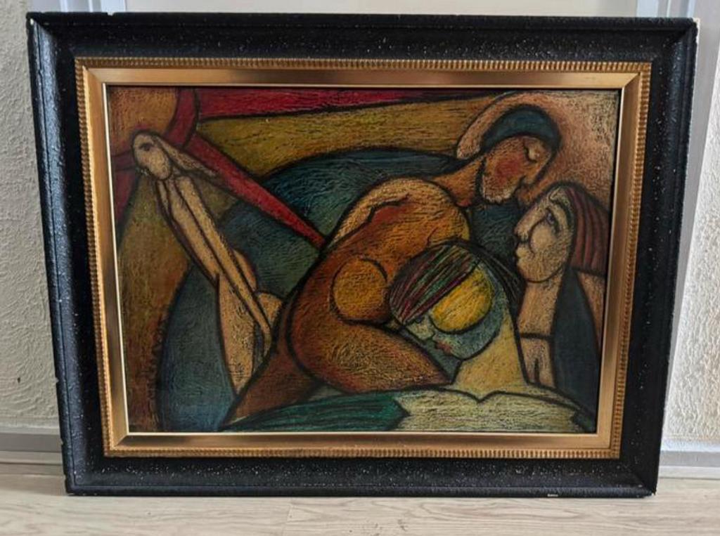 Schilderij Theo Mackaay, Antiek en Kunst, Ophalen of Verzenden