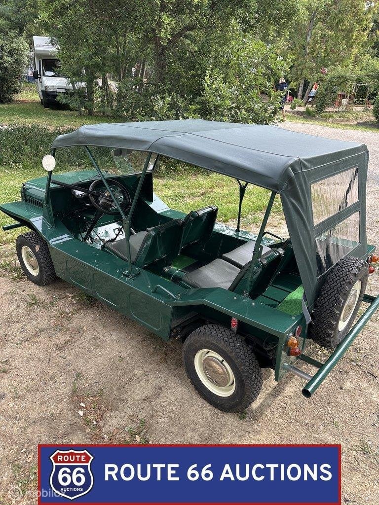 Morris Mini Moke | 1966 | Route 66 Auctions, Overige carrosserieën, Zwart, Bedrijf, Handgeschakeld