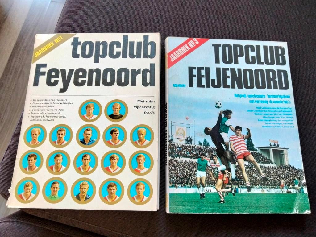 Feyenoord Jaarboeken N1 en N3 - Voetbalgeschiedenis, Ophalen of Verzenden, Gelezen, Rob Vente (voor Jaarboek N°3), Balsport