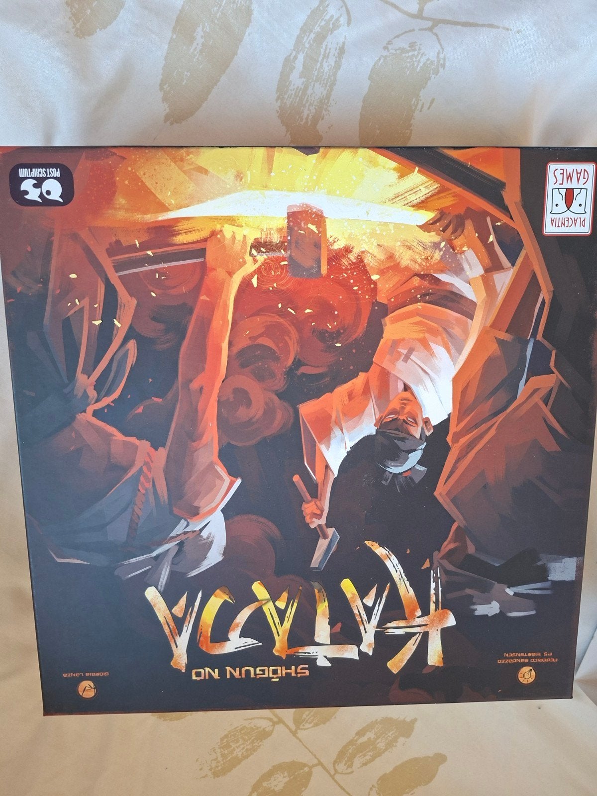 Katana Shogun no Katana Luxe KS editie bordspel, Drie of vier spelers, Ophalen of Verzenden, Zo goed als nieuw, Post Scriptum, Placentia Games