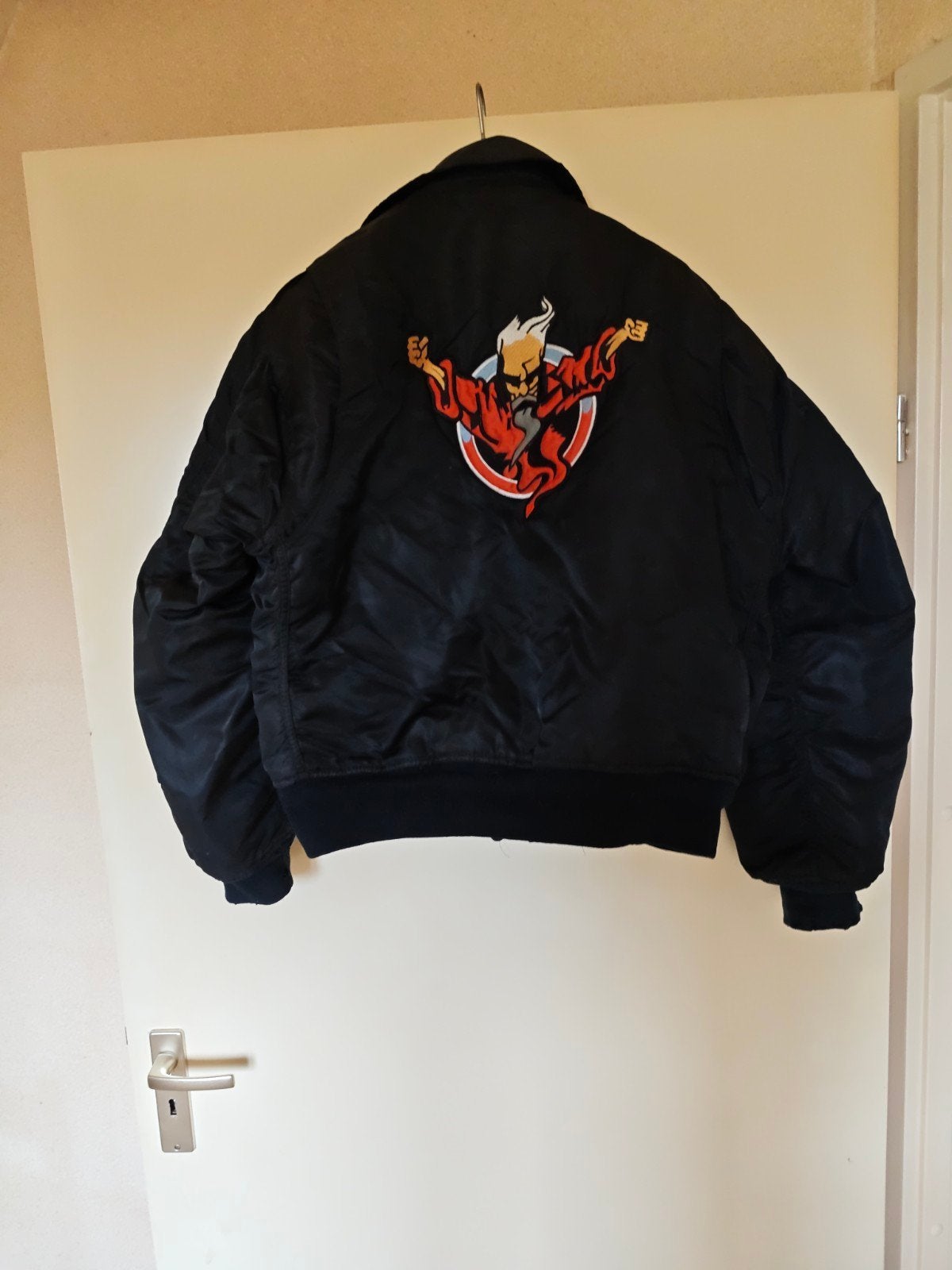 Origineel 90's Thunderdome Bomberjack Maat L, Ophalen of Verzenden, Gedragen, Maat 52/54 (L), Zwart