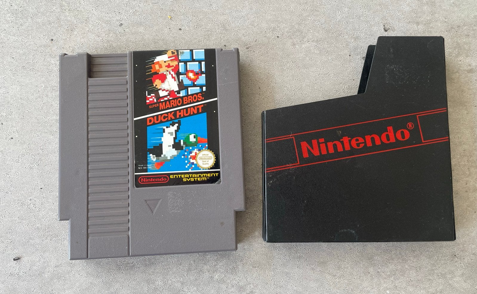 Super Mario Bros. / Duck Hunt NES-game, Spelcomputers en Games, Games | Nintendo NES, Gebruikt, Verzenden, 2 spelers, Vanaf 3 jaar