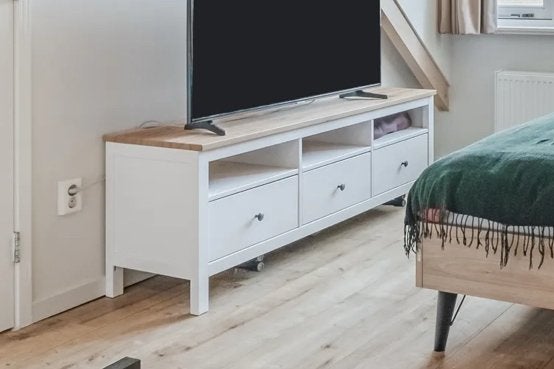 Tv kast, Ophalen, 150 tot 200 cm, Zo goed als nieuw, Minder dan 100 cm