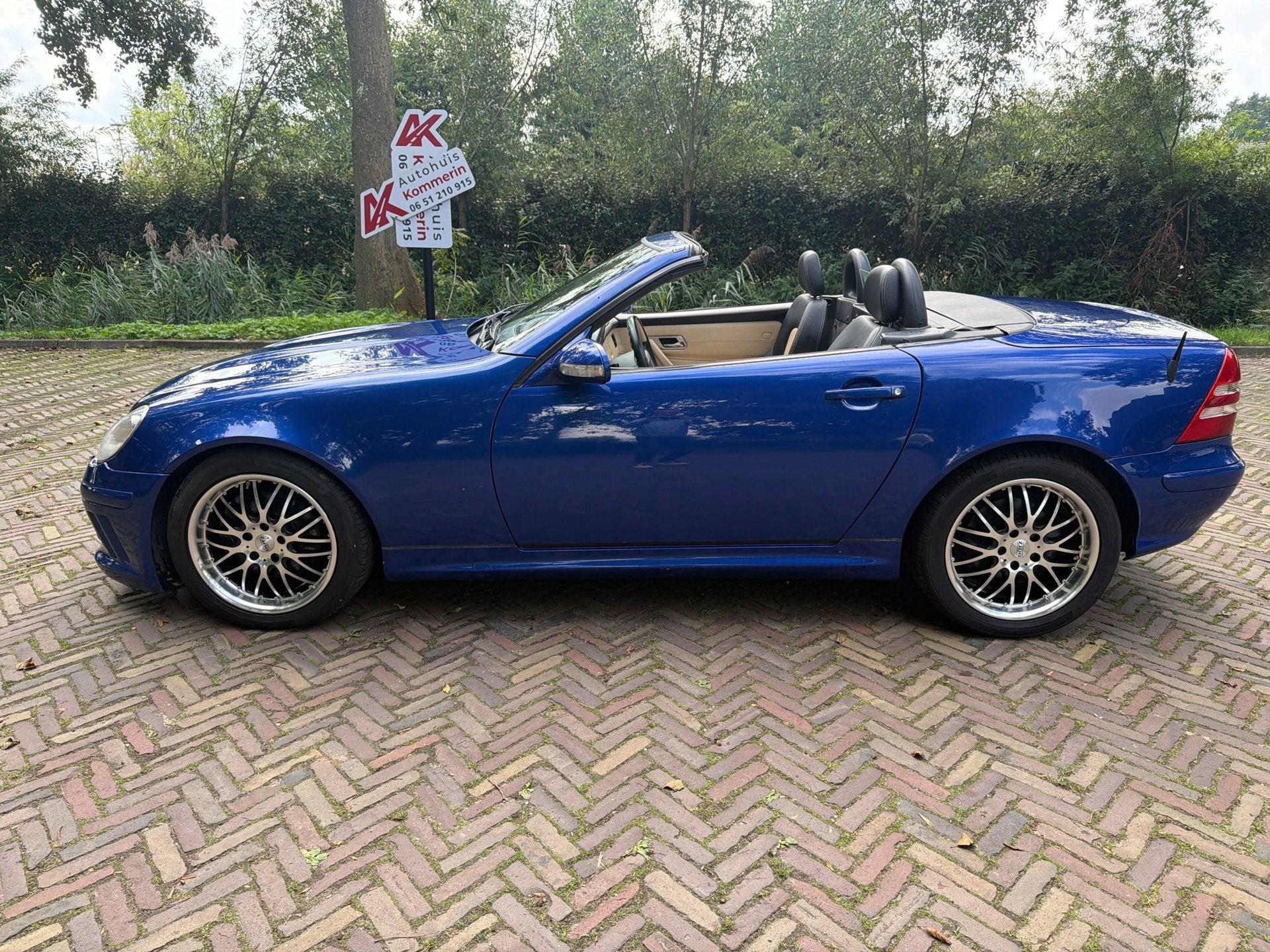 Mercedes-Benz SLK-klasse Mercedes-Benz SLK-klasse 320. Zeer, Auto's, Gebruikt, Beige, Cabriolet, Blauw