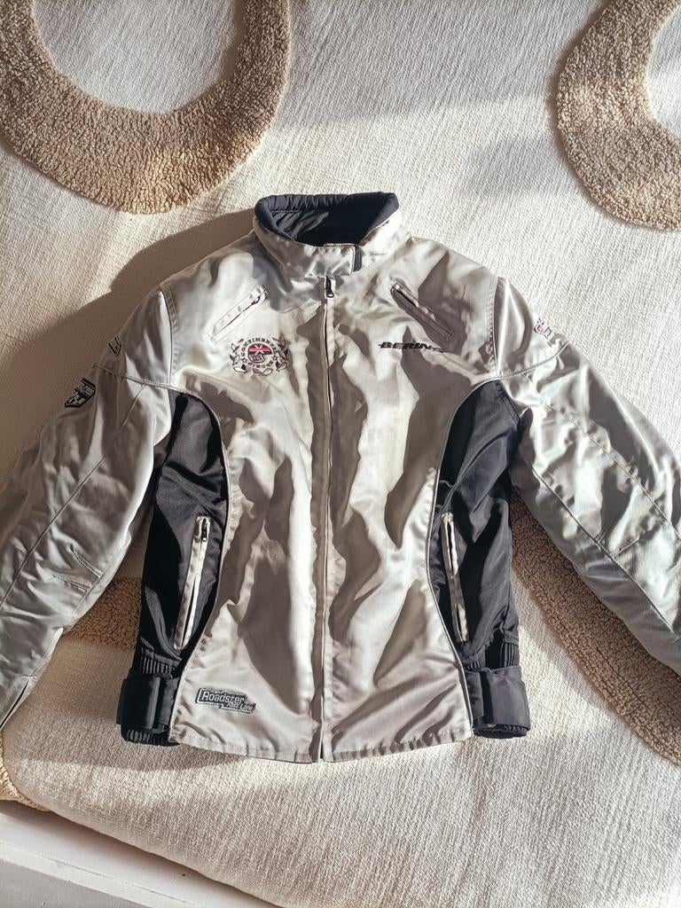 Motorjas dames maat 40 (merk Bering), Ophalen of Verzenden, Tweedehands, Dames, Jas | textiel