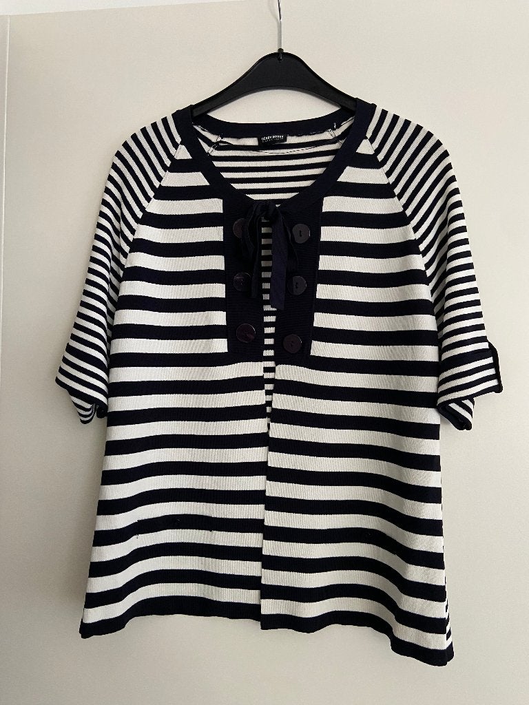 Dames vest Gerry Weber korte mouw, Kleding | Dames, Truien en Vesten, Ophalen of Verzenden, Zo goed als nieuw, Maat 42/44 (L)