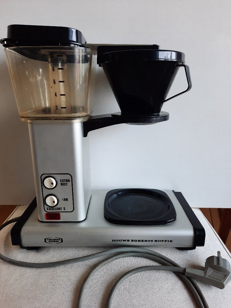 Douwe Egberts Excellent Moccamaster koffiezetapparaat zilver, 4 tot 10 kopjes, Ophalen of Verzenden, Gebruikt, Koffiemachine