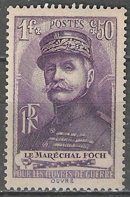 Frankrijk 1940 - Yvert 455 - Maarschalk Ferdinand Foch (PF), Verzenden, Postfris