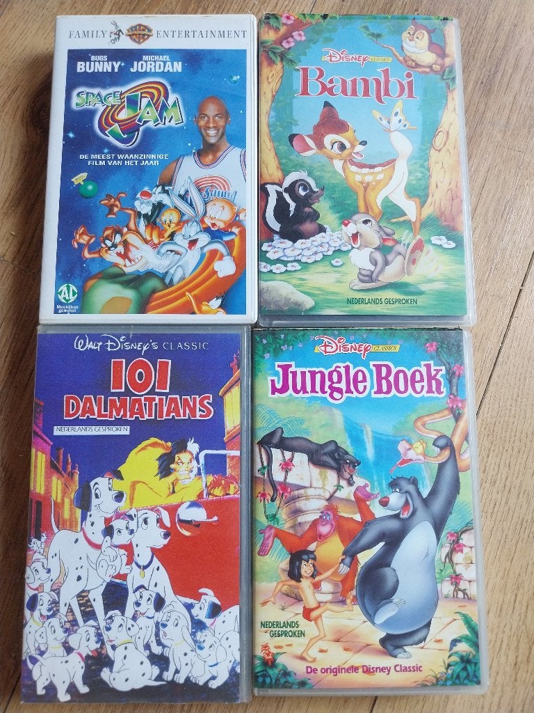 Disney VHS videobanden, Alle leeftijden, Ophalen of Verzenden, Gebruikt, Tekenfilm