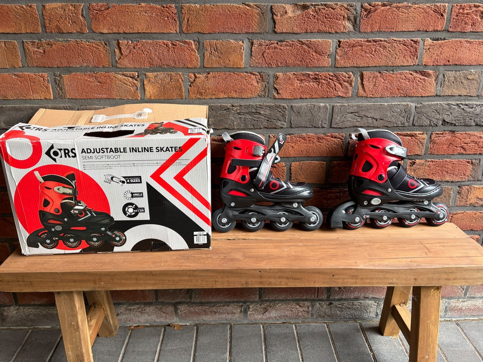 Verstelbare inline skates (34-37) - Zo goed als nieuw, Ophalen of Verzenden, Zo goed als nieuw, Overige typen, Overige merken