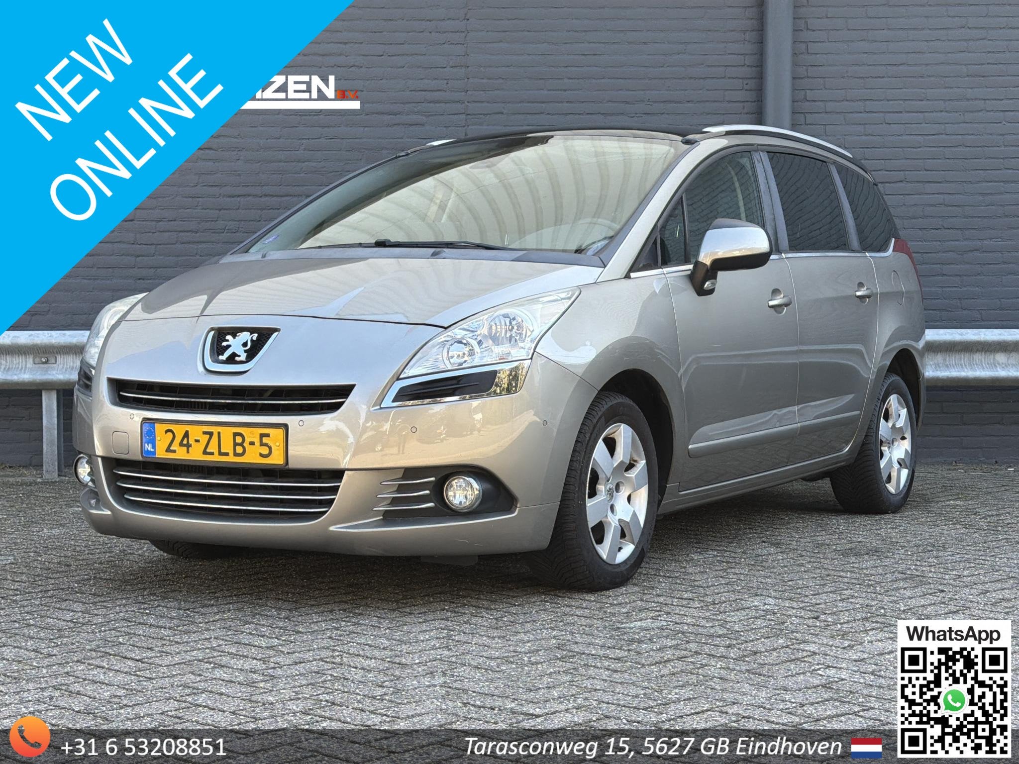 Peugeot 5008 1.6 THP Style 5p., Voorwielaandrijving, Euro 5, Stof, 1435 kg