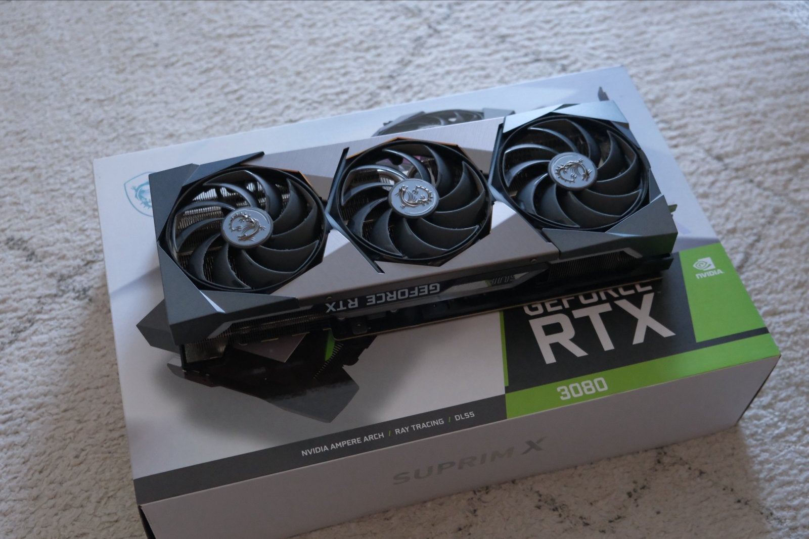 MSI GeForce RTX 3080 SUPRIM X - Zo goed als nieuw, Computers en Software, HDMI, GDDR6, PCI-Express 4, Ophalen of Verzenden