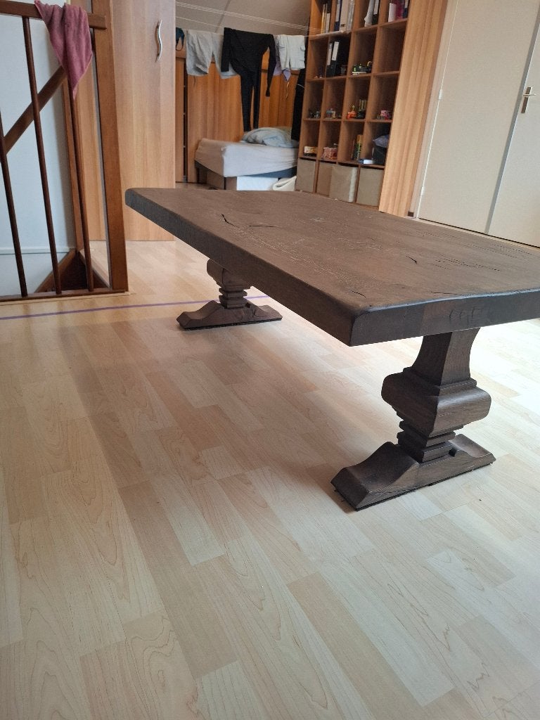 Klooster salontafel, Ophalen, 50 – 75, 100 tot 150 cm, Eikenhout