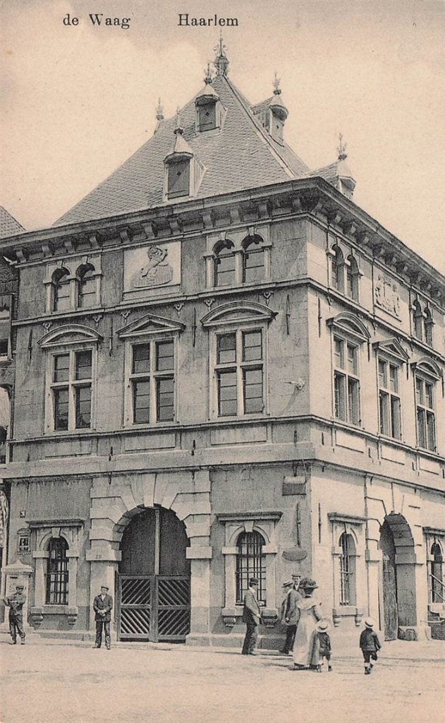 702-286-013 De Waag Haarlem, Verzenden, Voor 1920, Noord-Holland