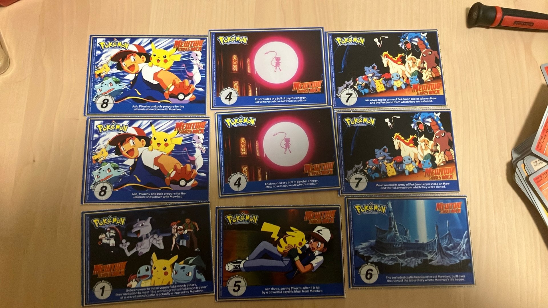Oude promo kaarten eerste pokemonfilm, Ophalen of Verzenden, Zo goed als nieuw, Meerdere kaarten