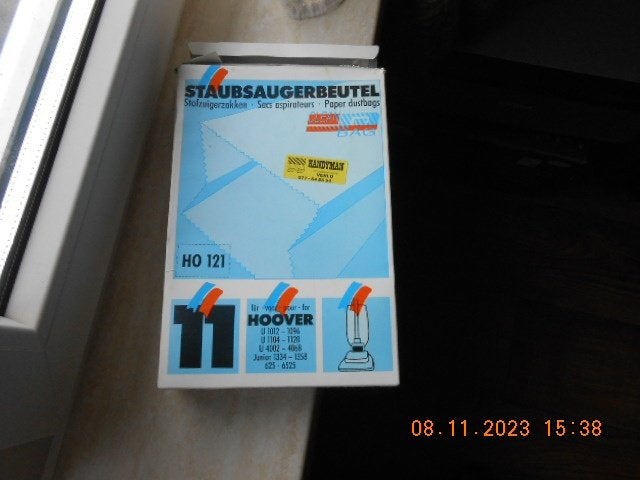 stofzuigerzakken HO121 Hoover en stofzuigeropzetstuk aquapur, Ophalen of Verzenden, Nieuw