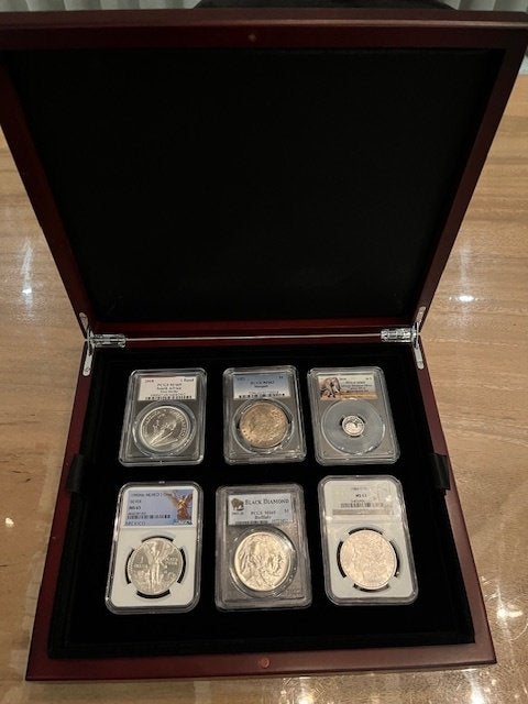 SPOED!! Partij van 6 zeldzame PCGS/NGC Slabbs ZEER ZELDZAAM!, Postzegels en Munten, Munten | Amerika, Ophalen of Verzenden, Noord-Amerika