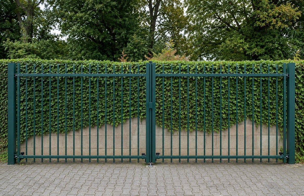 Heras Elektrische Poort / hek - Spijlenhekwerk, Ophalen, Met poort, Gebruikt, Spijlenhekwerk