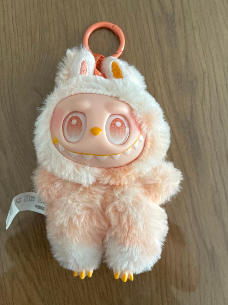 Labubu, Ophalen, Konijn, Roze, Klein (minder dan 20 cm)