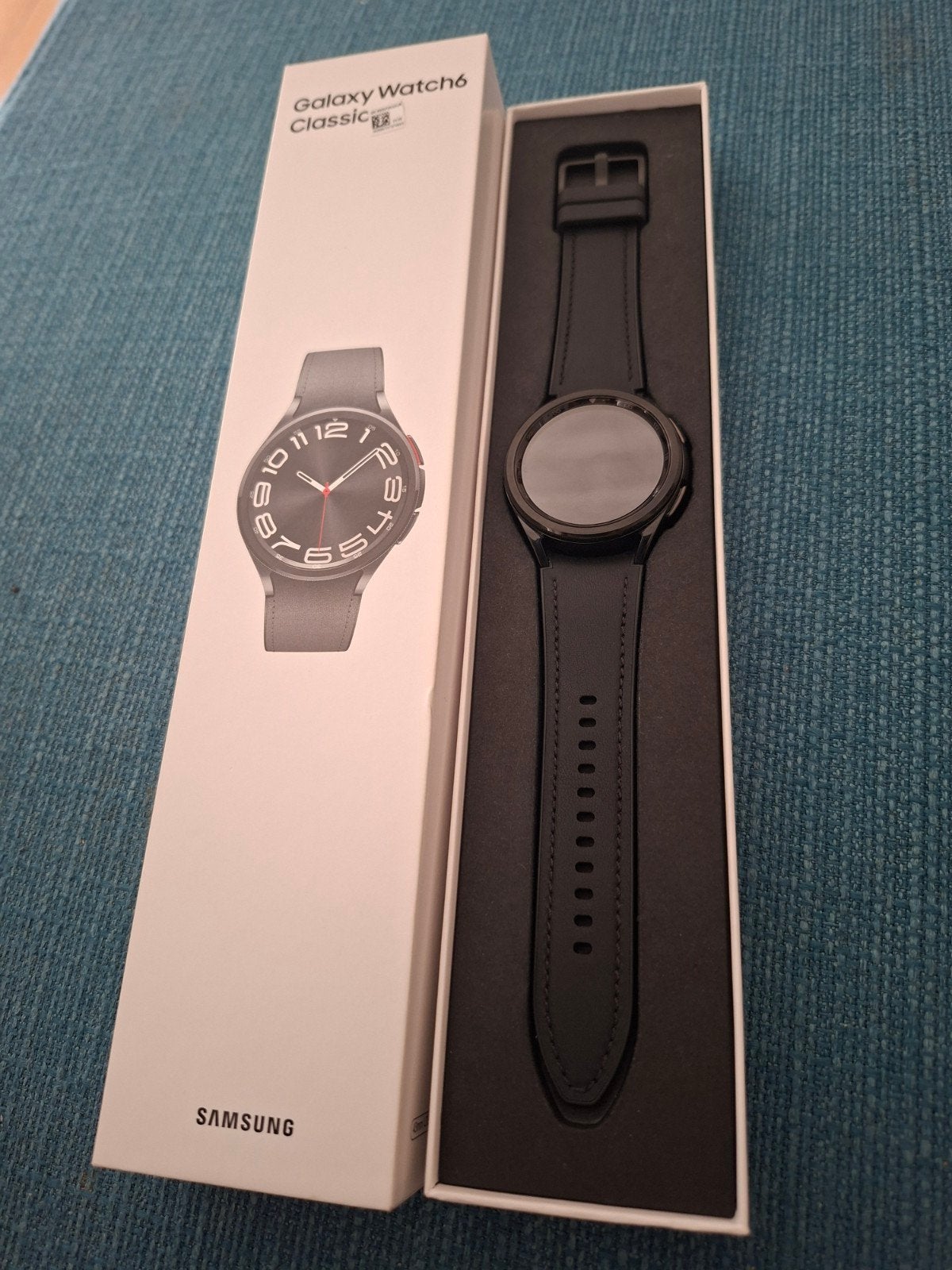 Samsung Galaxy Watch6 Classic - Nieuw in doos, Zwart, Nieuw, Ophalen of Verzenden, Samsung