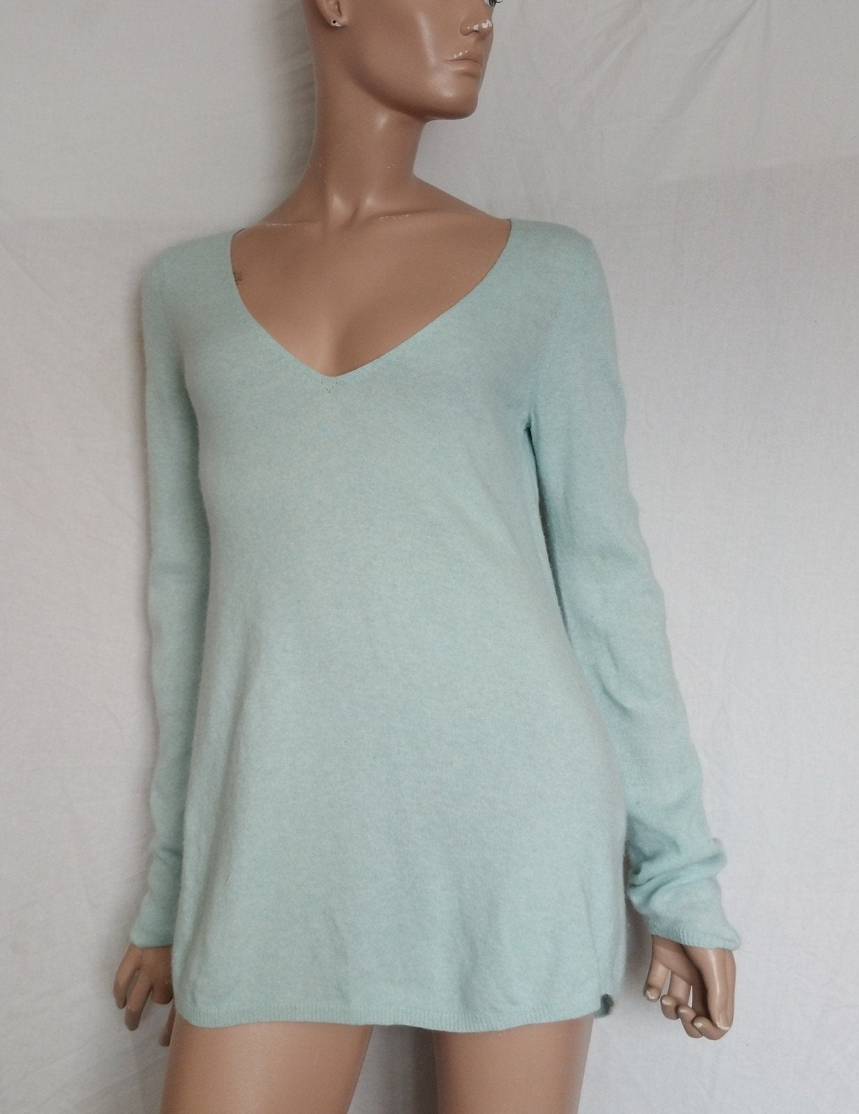DELICATELOVE CASHMERE Trui,  Maat M, Ophalen of Verzenden, Zo goed als nieuw, Maat 38/40 (M), Blauw