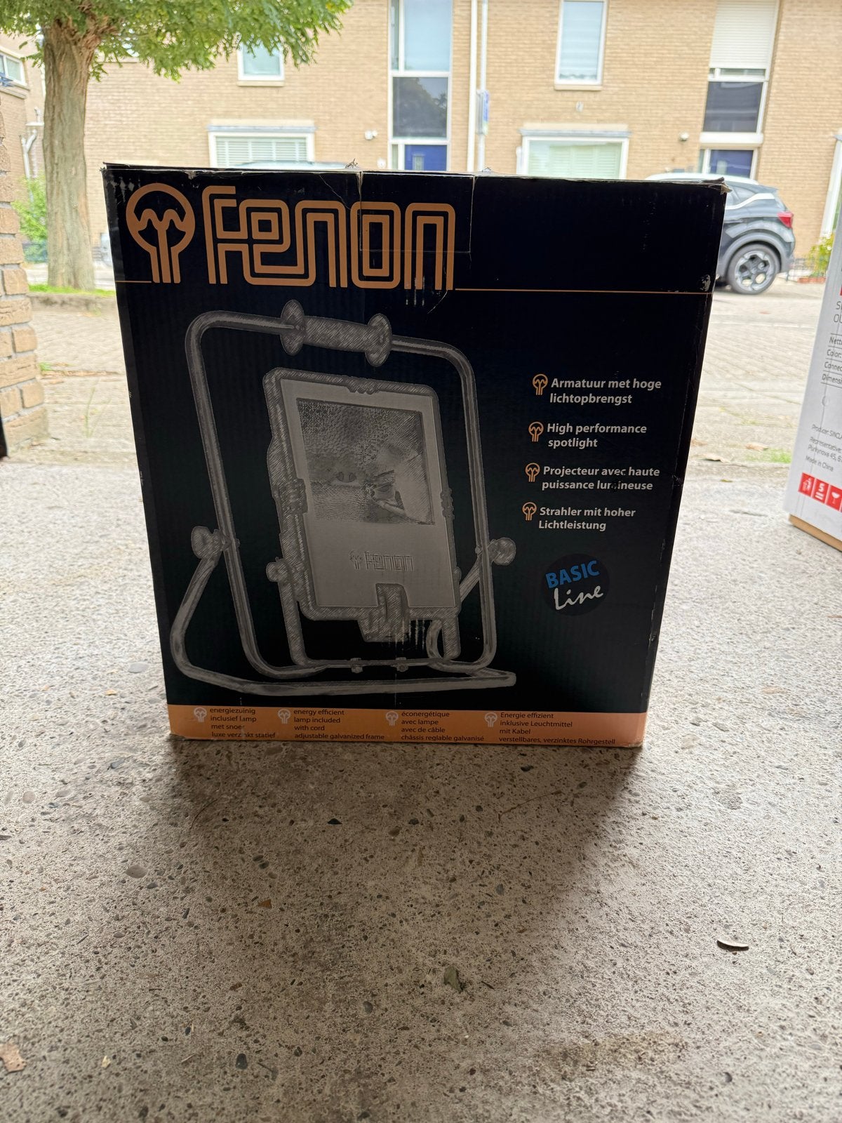 Fenon FH-150C-ES Bouwlamp met Statief - 150W 11000 lumen, Ophalen, Lamp met armatuur, 50 tot 200 watt, Nieuw