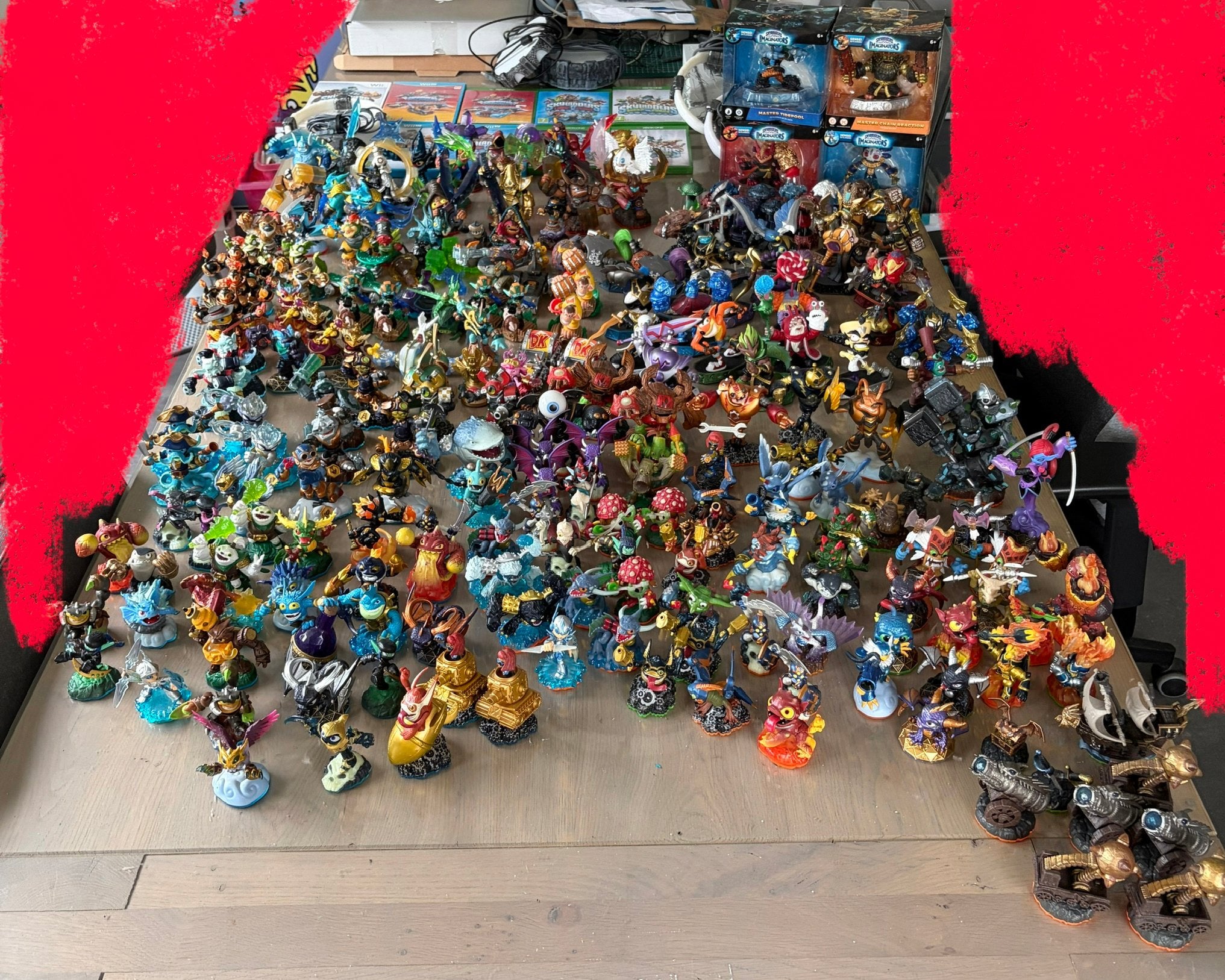Grote Skylanders collectie met games en portalen, Ophalen, Gebruikt