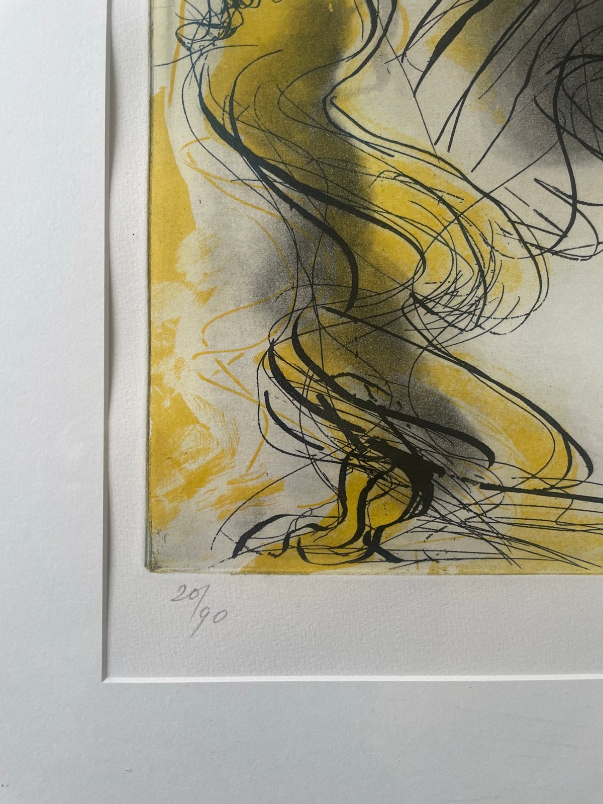 Ger Lataster gesigneerd werk, Ophalen of Verzenden, Ets, Gesigneerd, 1950 - 1999