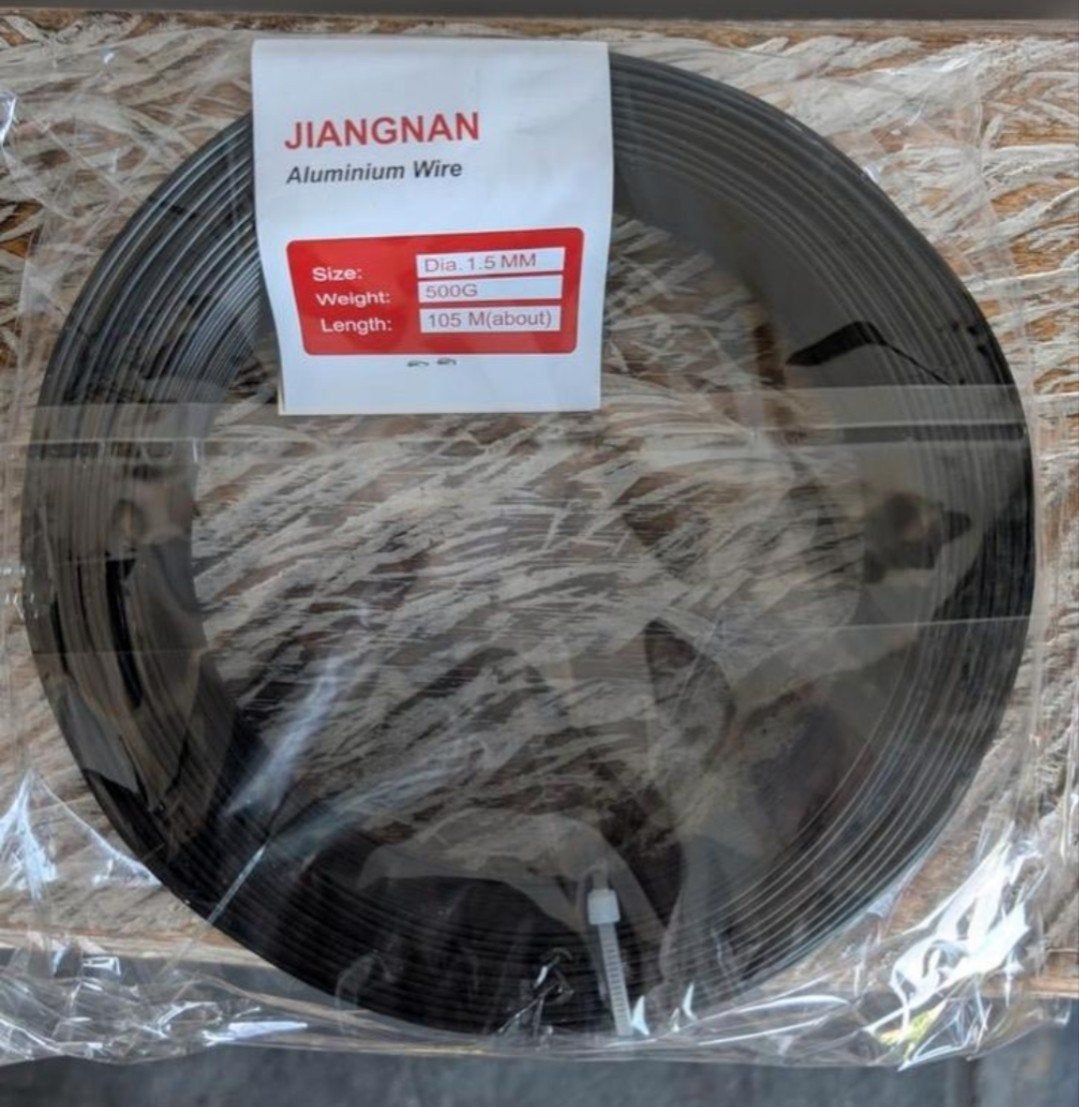 Bonsai draad 1.5mm 500 gr, Volle zon, Bloeit niet, Minder dan 100 cm, Overige soorten