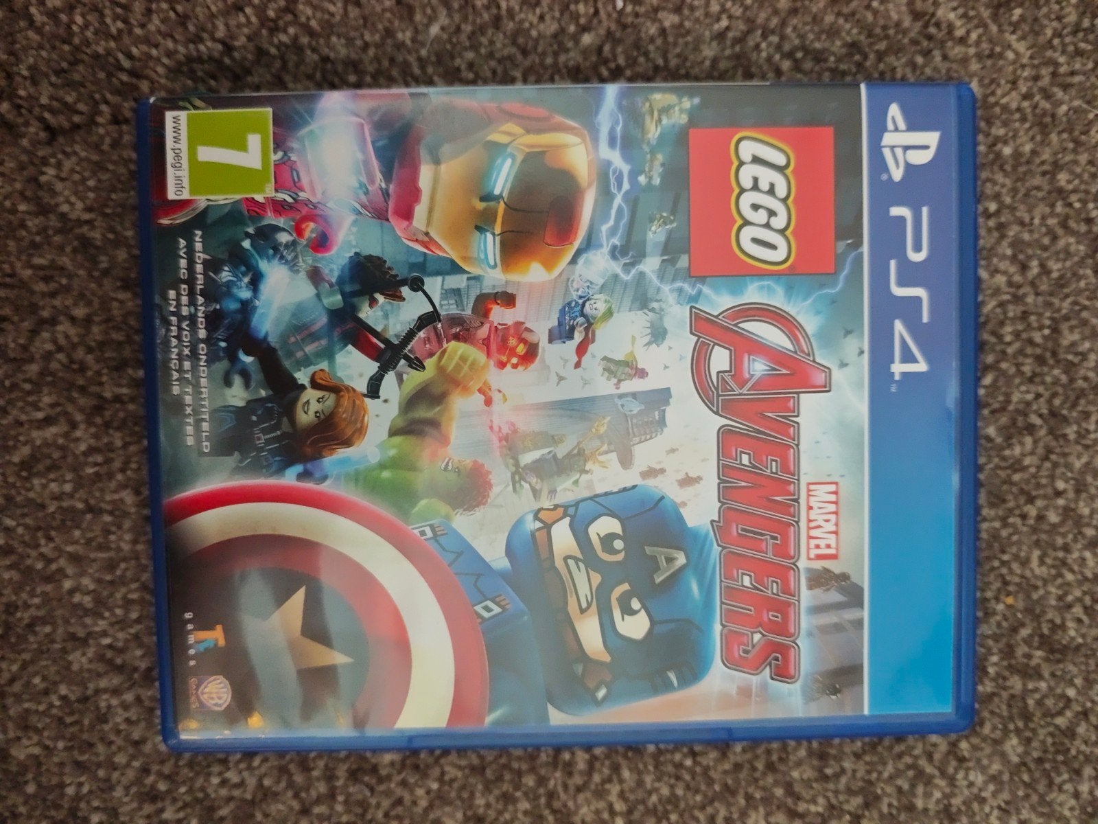 LEGO Marvel's Avengers - PlayStation 4 Game, Spelcomputers en Games, Avontuur en Actie, Gebruikt, 2 spelers, Eén computer