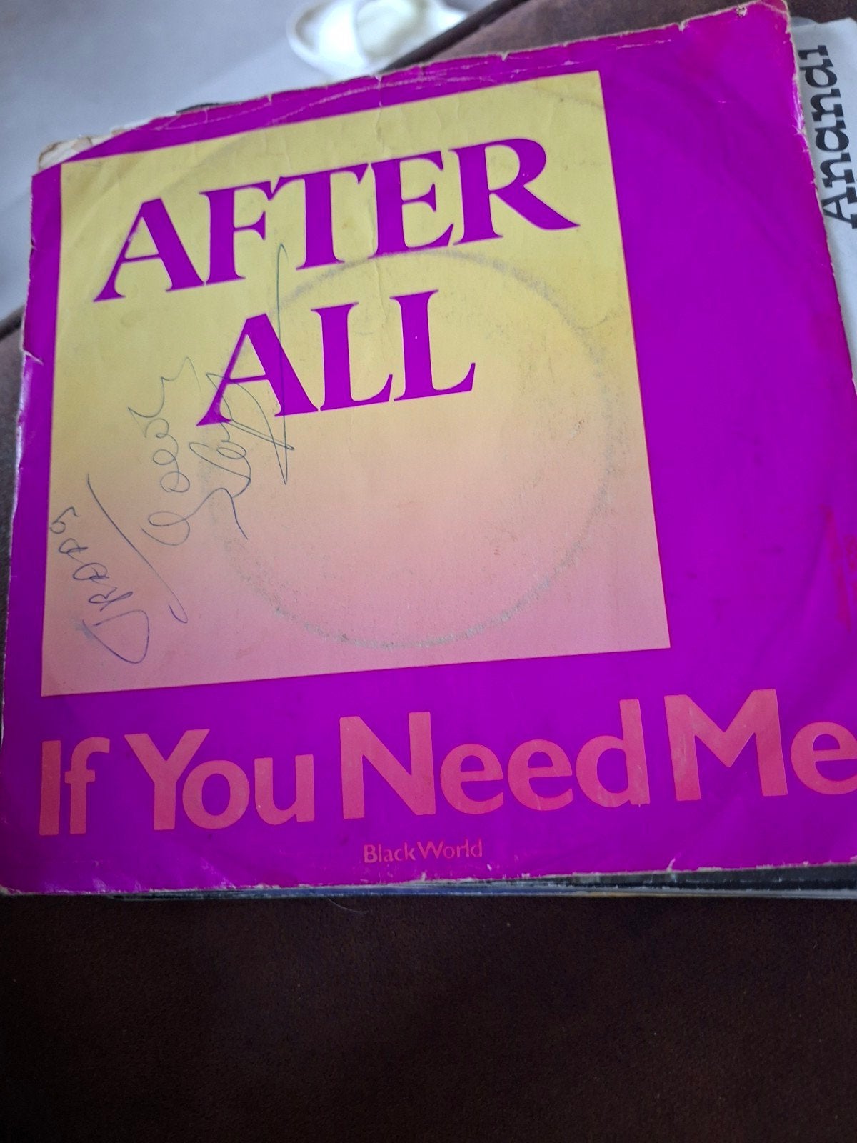 after all  if you need me, Ophalen of Verzenden, Zo goed als nieuw, Overige formaten, Levenslied of Smartlap