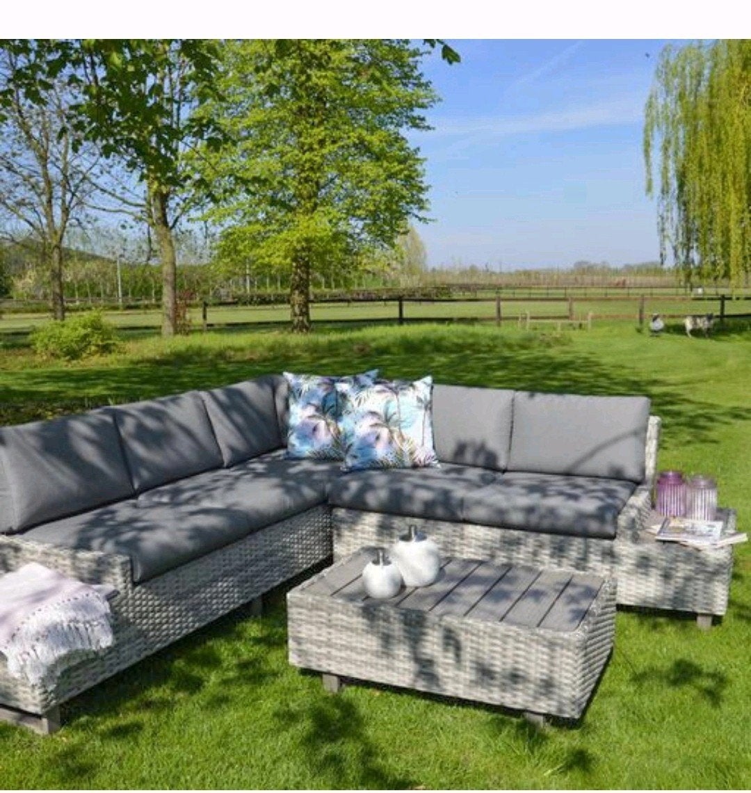 Loungehoekset, loungeset, Tuinset, loungeset tuin, Ophalen, Zo goed als nieuw, 5 zitplaatsen, Loungeset