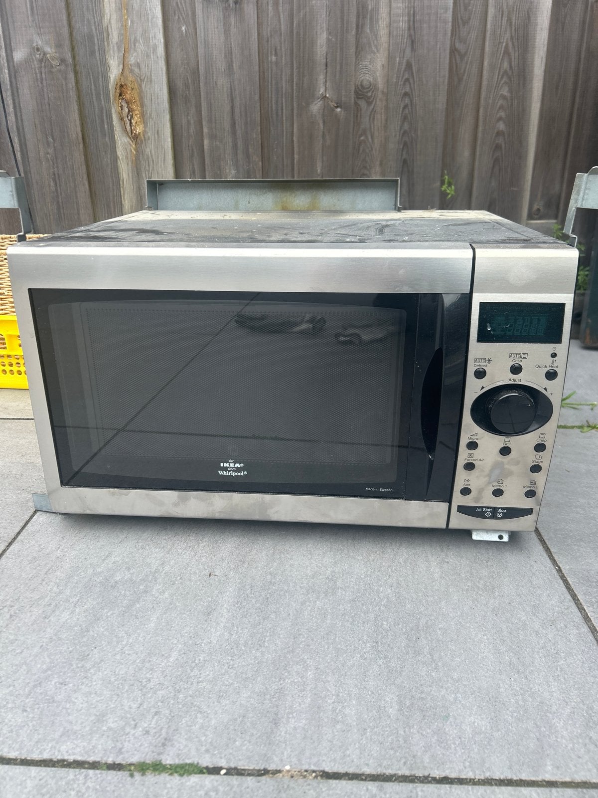 Whirlpool IKEA combimagnetron - Gebruikt, Combimagnetron, Gebruikt, 60 cm of meer, Grill